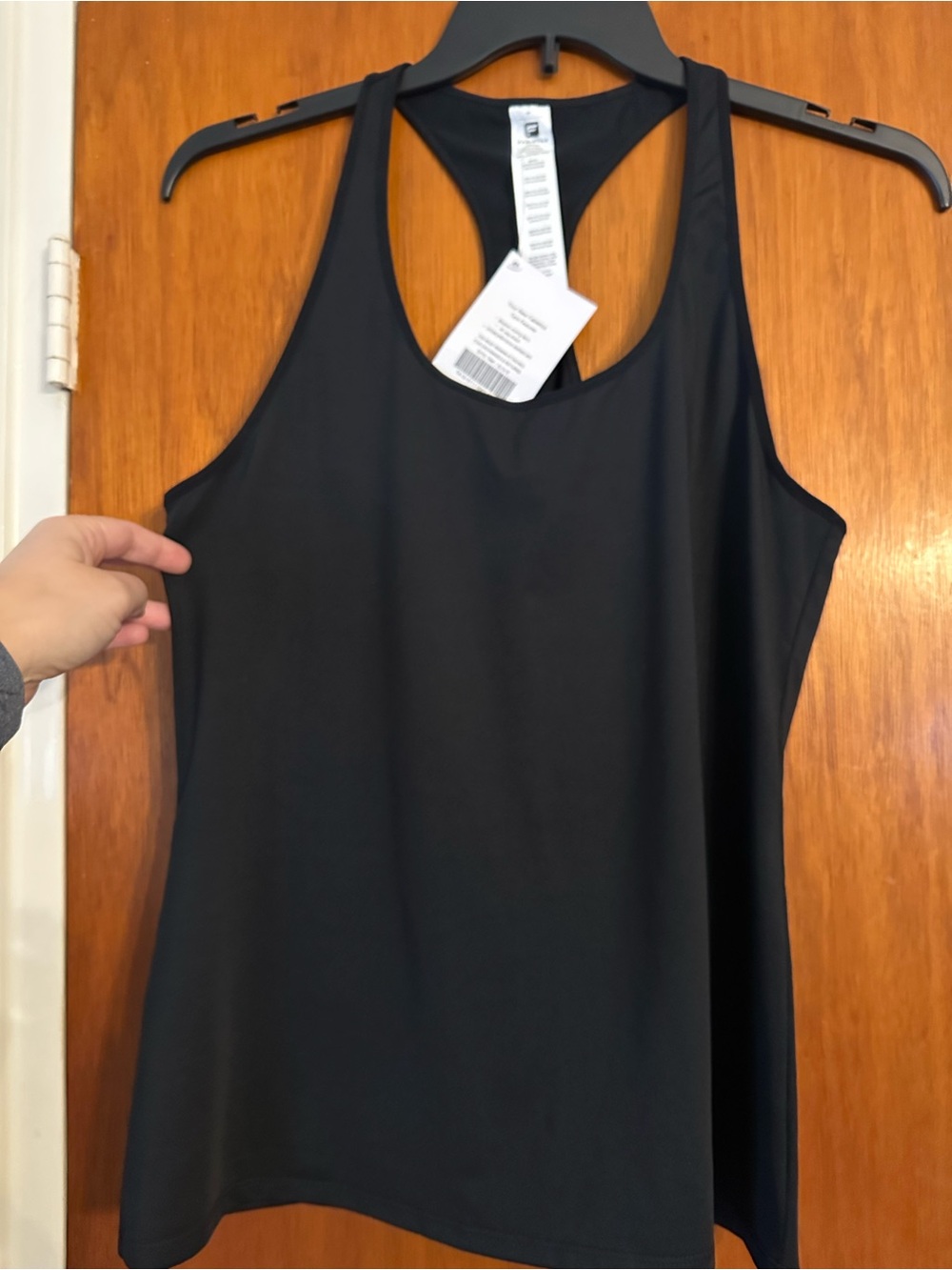 Fabletics Black Racerback Performance Tank Top - Picture 2 of 5